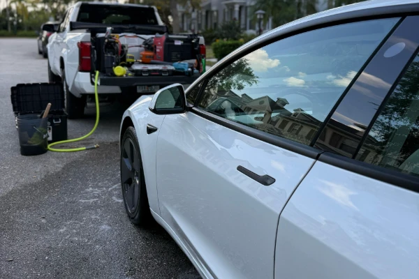 Professional auto detailer